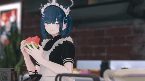 「Cafe Hive」にてメイド？