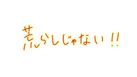 荒らしじゃない！