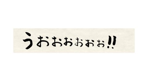 うおおおおおおお！